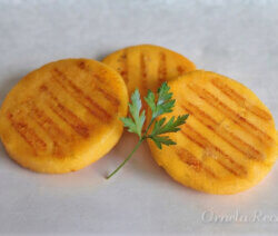 Arepas de Polenta. Ornela Recetas.