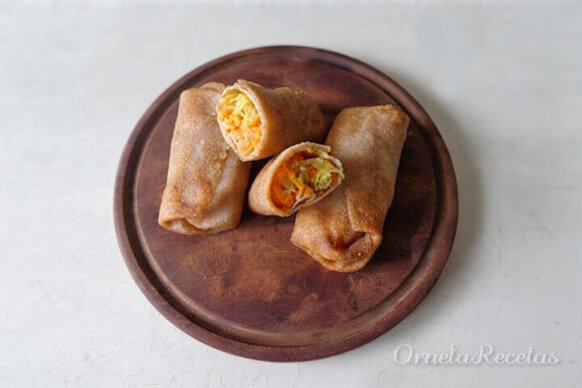 Arrolladitos primavera. Ornela Recetas.