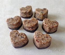 Bombones de frutos secos. Ornela Recetas.