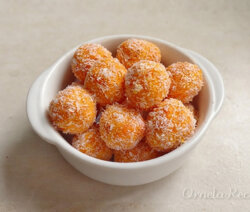 Bombones de Zanahoria y Coco. Ornela Recetas.