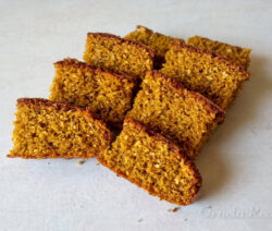 Budín integral de Naranja y Coco. Ornela Recetas.