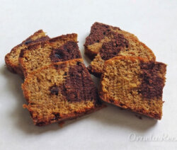 Budín marmolado integral. Ornela Recetas.