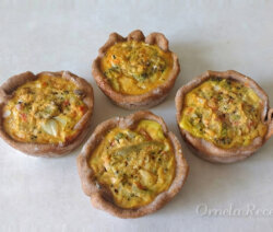 Canastitas de Brócoli y Coliflor. Ornela Recetas.