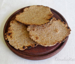 Chapati (Pan plano). Ornela Recetas.