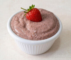 Crema de Frutillas. Ornela Recetas.