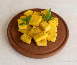 Cubitos de Polenta. Ornela Recetas.