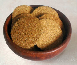 Galletitas de Avena y Centeno. Ornela Recetas.