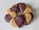 Galletitas de Vainilla semi bañadas en Chocolate
