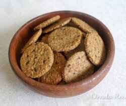 Galletitas integrales con Lino. Ornela Recetas.