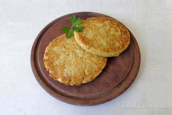 Hamburguesas de Garbanzos. Ornela Recetas.
