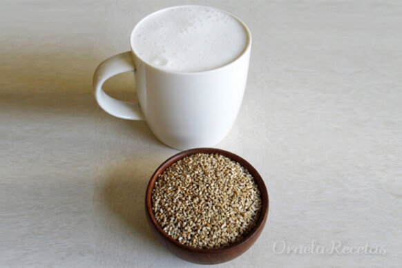 Leche de Sésamo. Ornela Recetas.