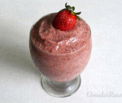 Mousse de Frutilla. Ornela Recetas.