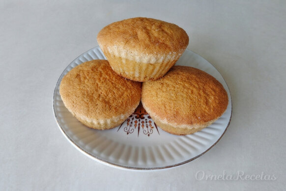 Muffins de Naranja sin gluten. Ornela Recetas.
