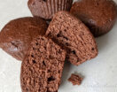 Muffins integrales de Algarroba