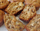 Muffins integrales de Manzana