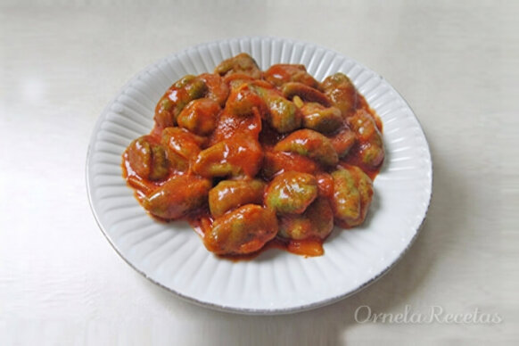 Ñoquis de Espinaca. Ornela Recetas.