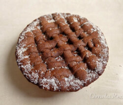 Pastafrola integral de Cacao. Ornela Recetas.