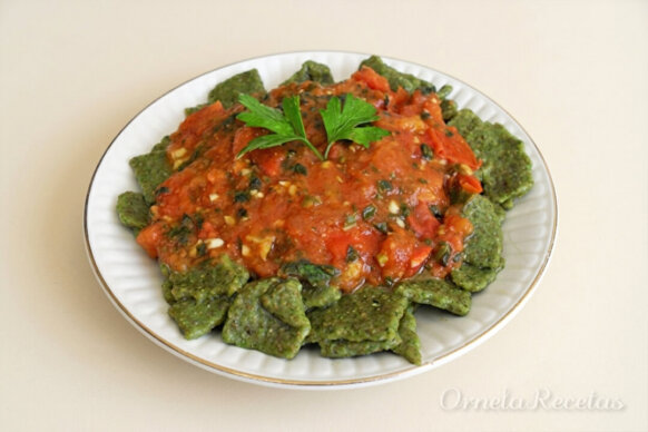 Raviolines de Espinaca. Ornela Recetas.