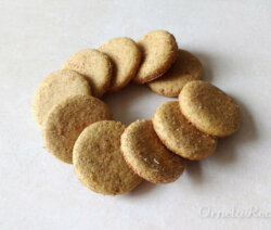 Tapitas integrales para alfajores. Ornela Recetas.