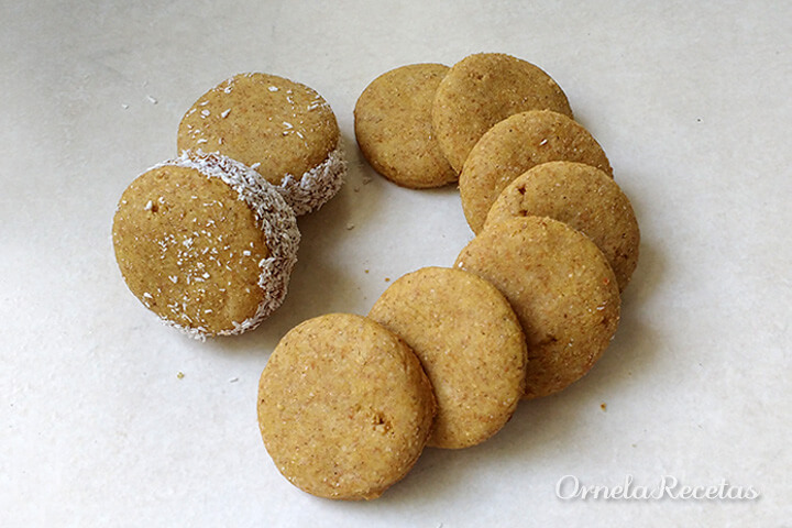 Tapitas veganas para alfajores | Ornela Recetas