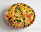 Tartita integral de vegetales