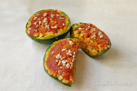 Zapallitos rellenos. Ornela Recetas.