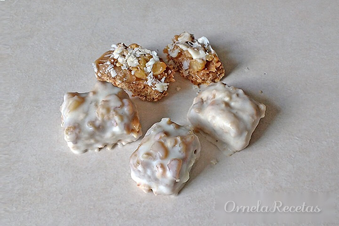 Mini barritas dulces rellenas