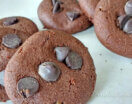 Galletitas sin gluten con pasta de maní y chocolate