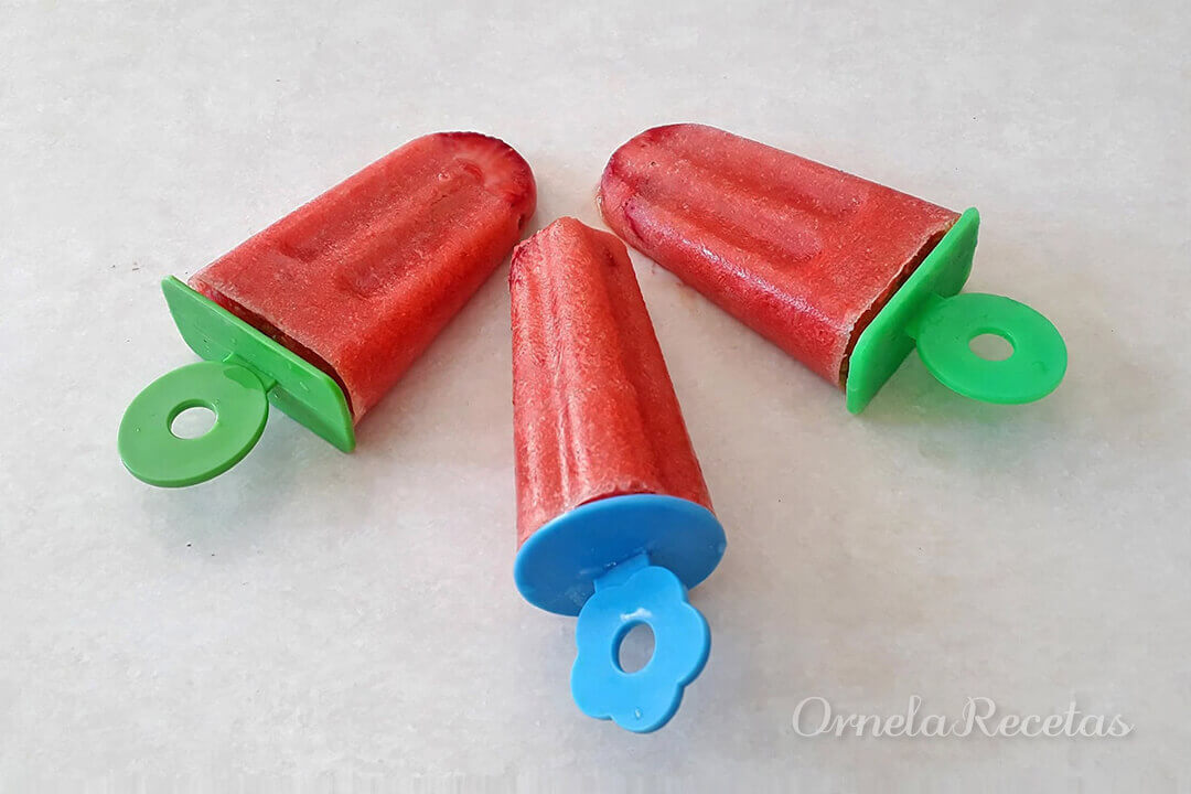 Helado de Frutilla sin azúcar