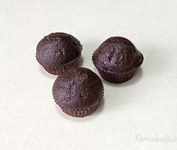 Muffins de Cacao con Harina de Almendras. Ornela Recetas.