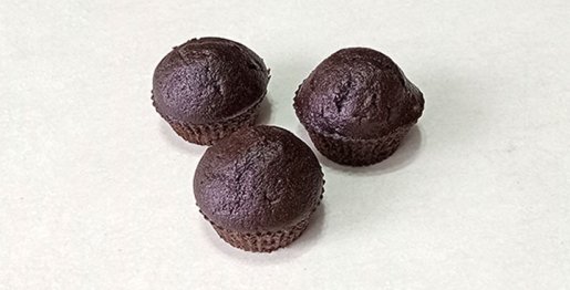 Muffins de Cacao con Harina de Almendras. Ornela Recetas.