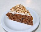 Carrot Cake integral con crema de cajú