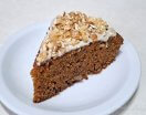 Carrot Cake integral con crema de cajú