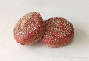 Pan de Remolacha para hamburguesa