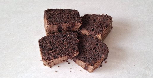 Bizcochuelo integral de Cacao. Ornela Recetas