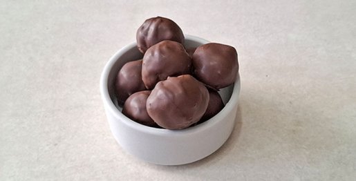 Bocaditos de pasas de uva y chocolate. Ornela Recetas