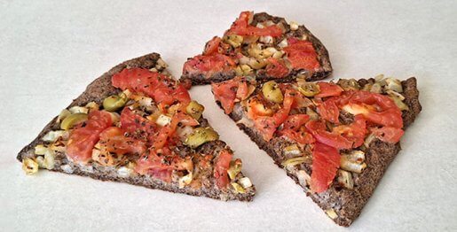 Pizza de Sarraceno sin gluten. Ornela Recetas