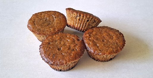 Muffins de Banana con Harina de Almendras. Ornela Recetas
