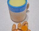 Leche dorada de cúrcuma