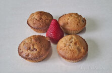 Muffins de Frutilla con Harina de Almendras. Ornela Recetas