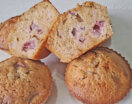 Muffins de Frutilla con Harina de Almendras