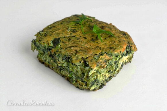 Souffle de Papa y Espinaca. Ornela Recetas